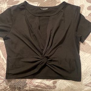 Black Crop Top